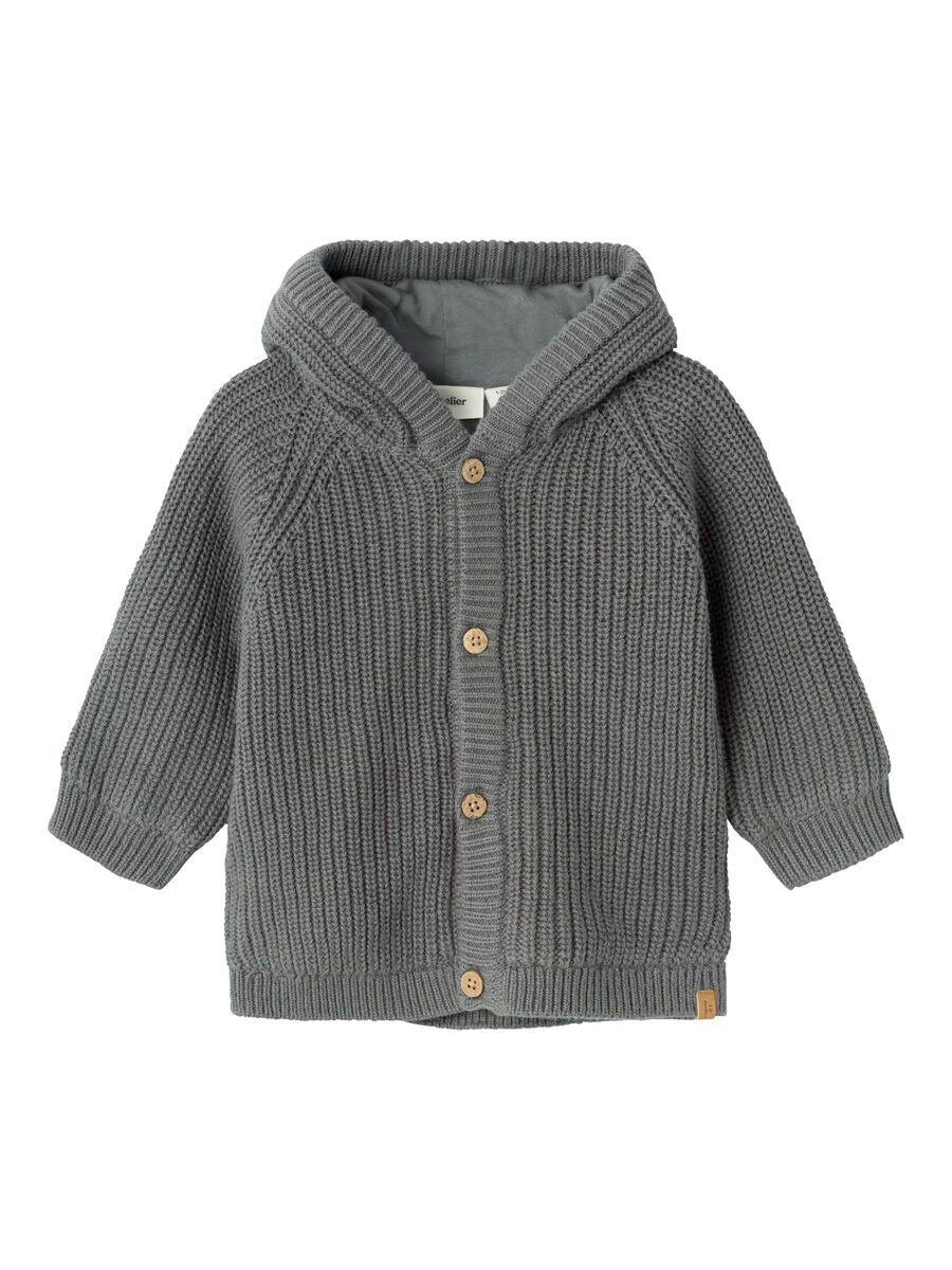 Nalo knit padded jacket Pewter, Lil Atelier