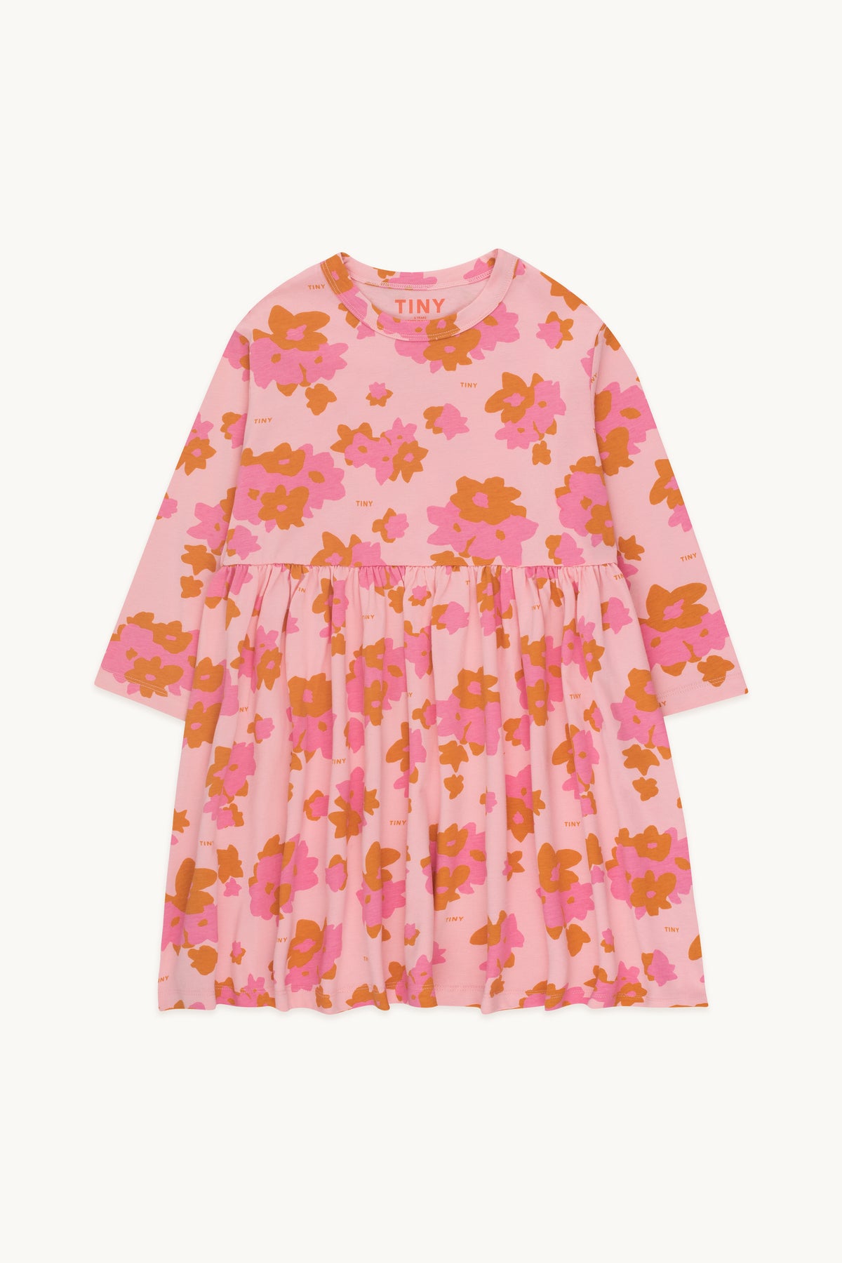 Flowers Dress peach, Tiny Cottons