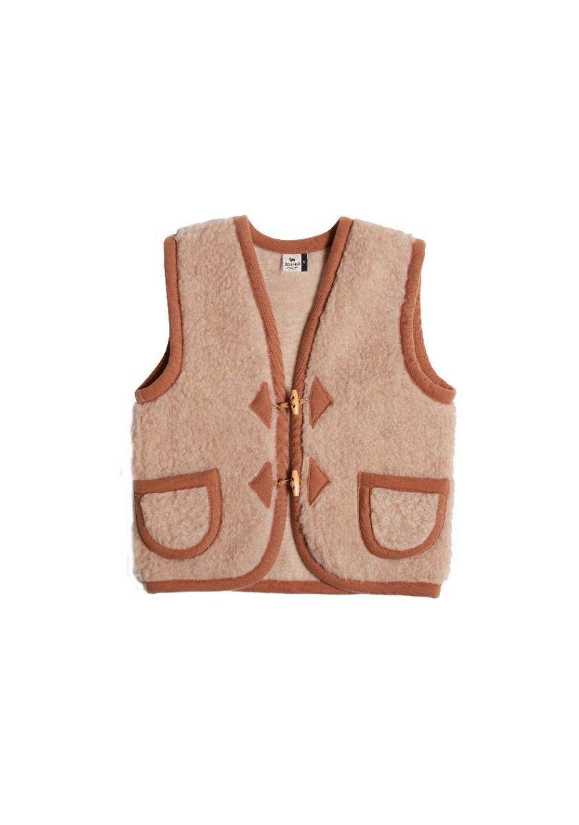 Bodywarmer Alpen junior Beige, Alwero