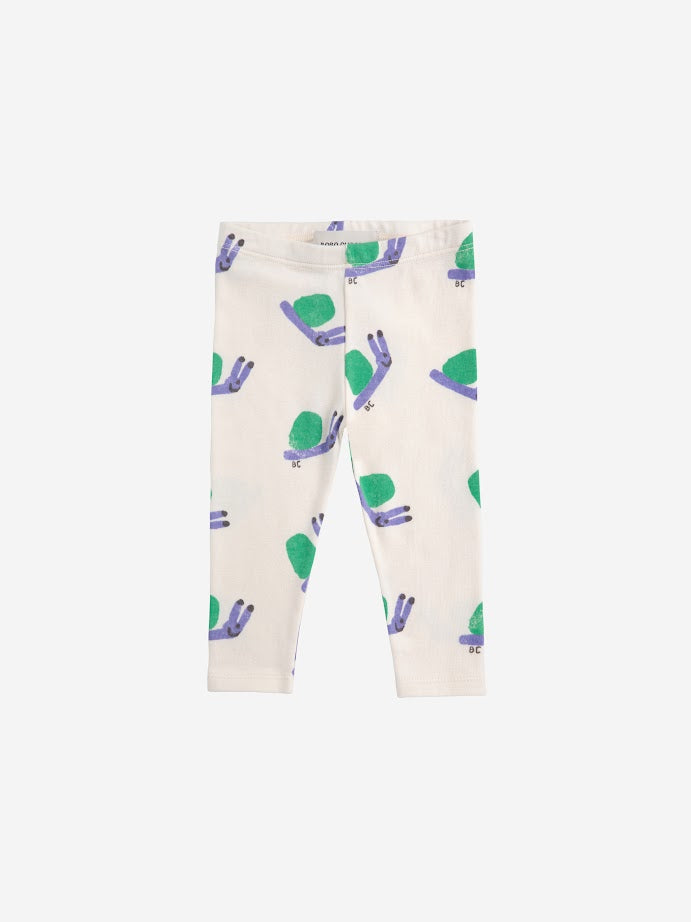 Funny snail all over leggings, Bobo Choses