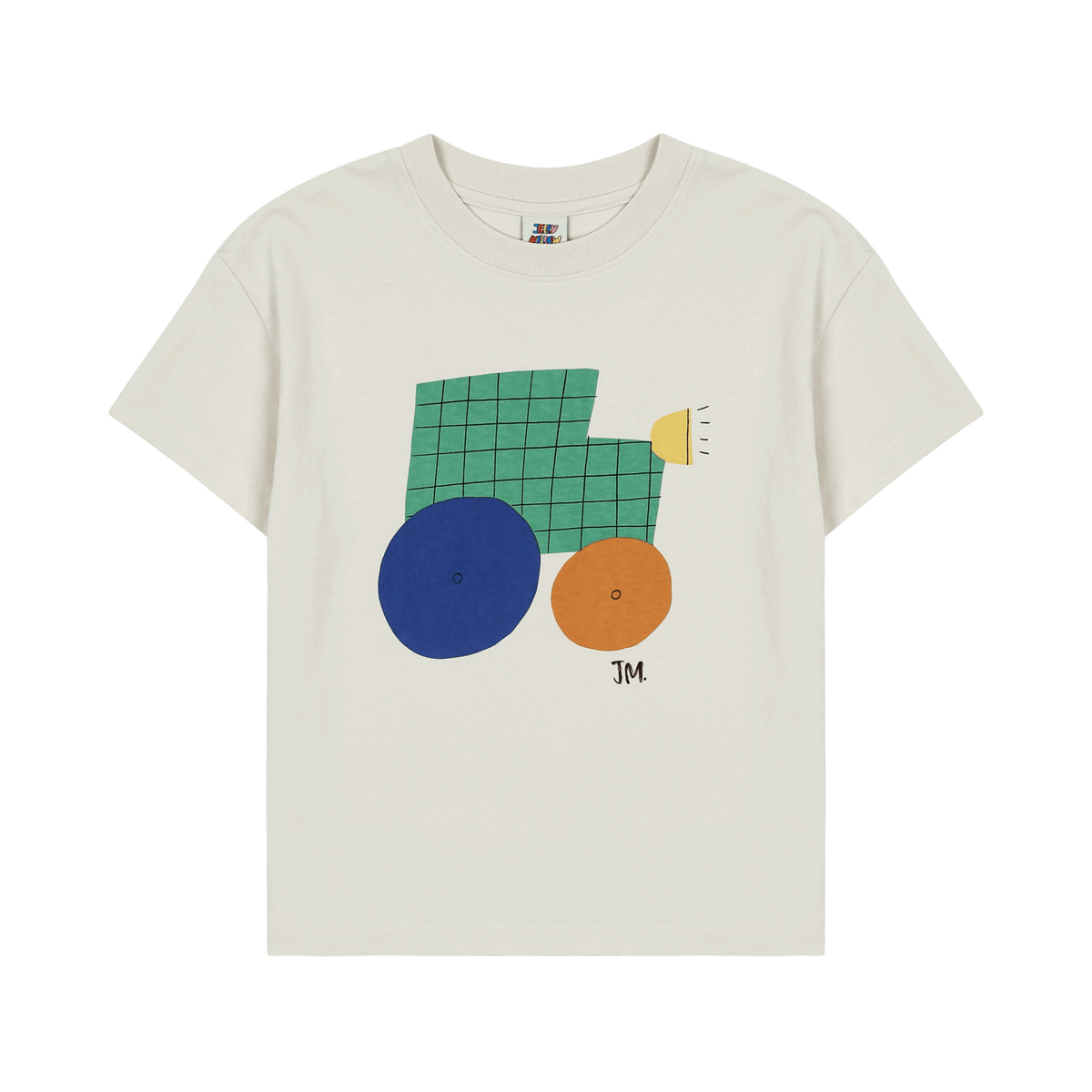 Tractor T-shirt, Jelly Mallow