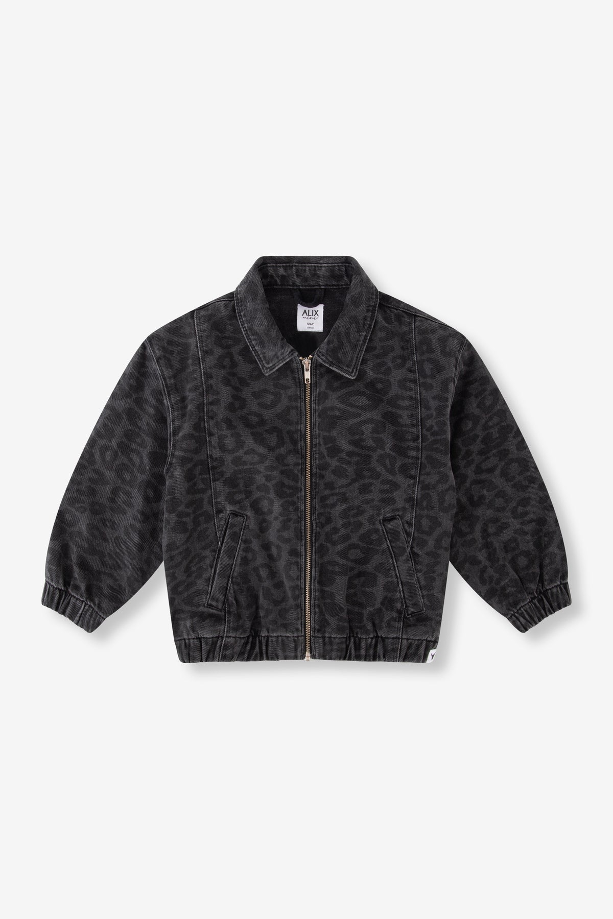 Kids woven animal denim jacket, Alix The Label