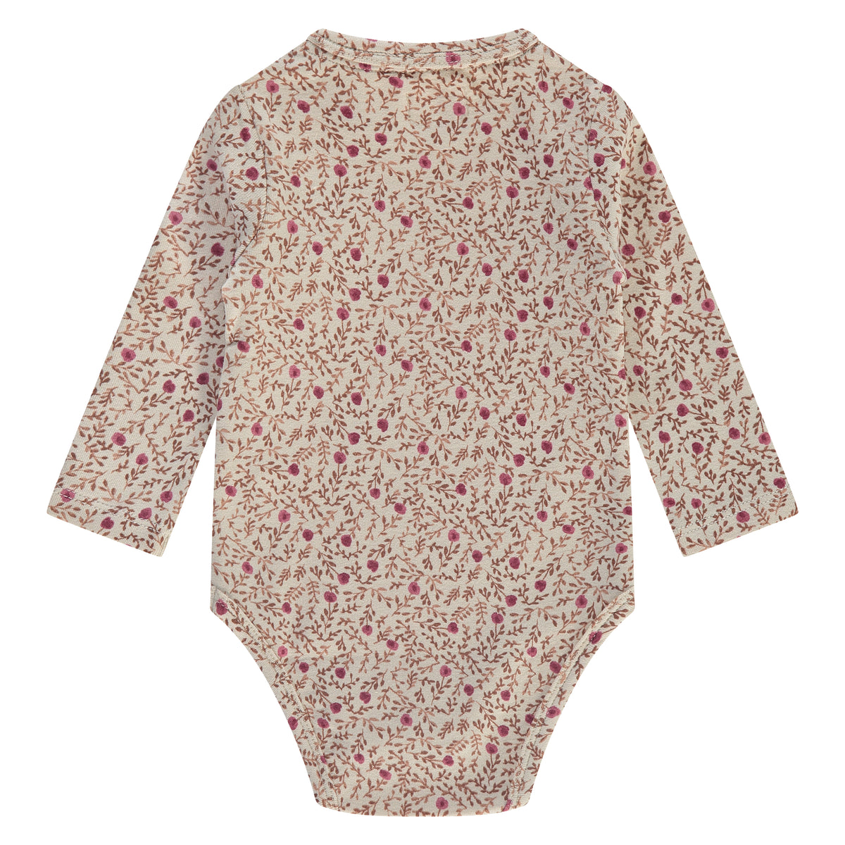 Baby romper longsleeve pearl bloem, A Tiny Story