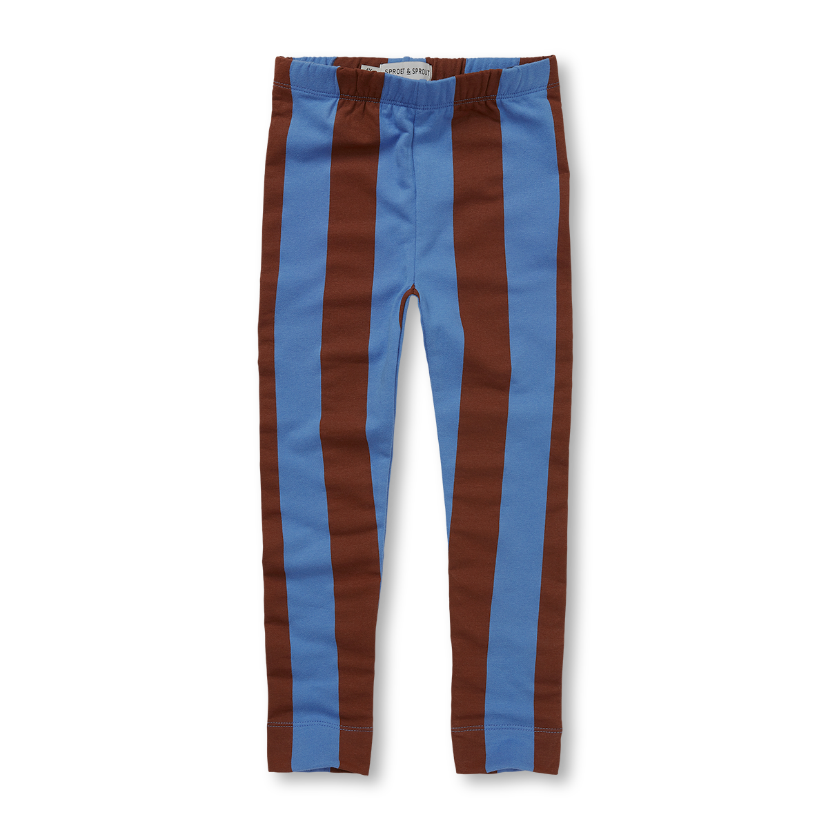 Legging block stripe brown, Sproet & Sprout