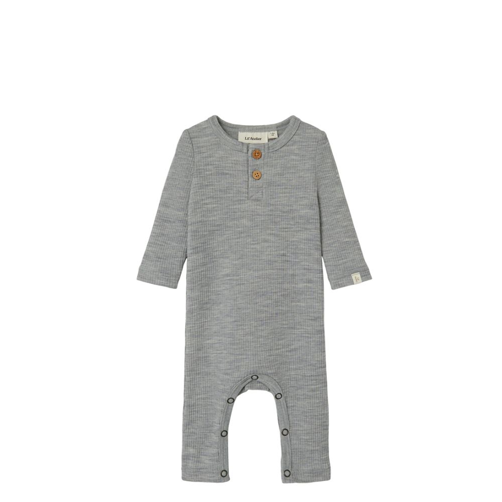 Fable wool suit Grey Melange, Lil Atelier